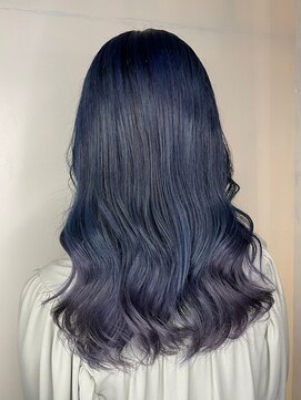 ナンバー リコ 名駅 ジャム 名古屋(N° rico JAM) ブルージュ ブルーバイオレット 韓国風ケアブリーチ