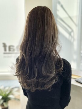 ニーフ 恵比寿(neaf) イメチェン　ホワイトブロンド　外ハネボブ 美髪　ワイドバング