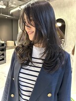 シティ(CITY)&nbsp;韓国ヘア レイヤーカット 透明感 グレージュ 井坂