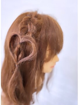 エヌプラス ヘアー(N+ hair) ハートアレンジ