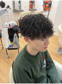 波巻きツイストスパイラルパーマ
