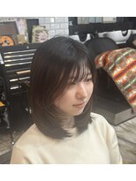 カットワークススリックバイフェローズ(CUT WORKS SLICK by fellows)&nbsp;フロントローレイヤーシャギー