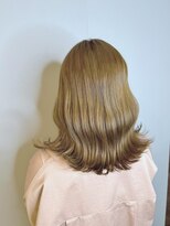 オナー(honor)&nbsp;韓国風★くびれ外ハネミディ大人可愛い小顔20代30代