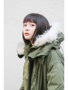 シーム(SEAM) ストレートラベンダーボブ