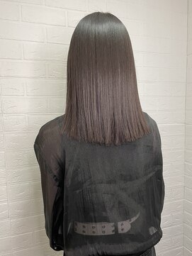 ヘアースペースブルーム プリュス 石橋店(HAIR SPACE BLOOM plus) 石橋阪大前/酸性ストレート/酸熱トリートメント/ダークブラウン