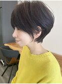 小顔シルキーベージュ似合わせショート