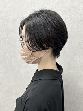 ヘアサロン ドットプラス 町田店(dot. plus) 【中西里美】黒髪×ハンサムショート