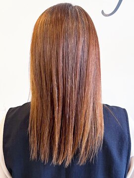 レポヘアー(Repos hair) 20代30代40代髪質改善カラーキャラメルブラウン艶感透明感