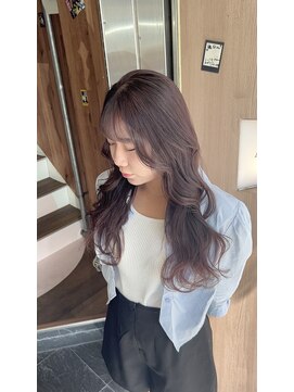 アヴァンス 天王寺店(AVANCE.) 【レイヤースタイル】×【ピンクブラウン】