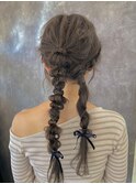 アシメトリーツインアレンジ