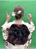 成人式/成人式スタイル/ヘアセット/シニヨン/着物ヘア