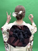 美容室 びゃんびゃん 社店&nbsp;成人式/成人式スタイル/ヘアセット/シニヨン/着物ヘア