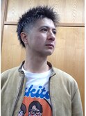 ツーブロック　シャギーボウズ