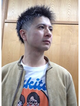 ツーブロック　シャギーボウズ