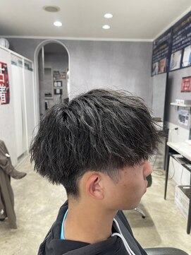 ミオ(Mio) 滋賀/南草津/メンズ美容室/波巻きツイストスパイラルパーマ