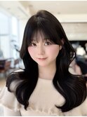 韓国スタイル/チュラルくびれへア_くびれ巻き_レイヤーカット