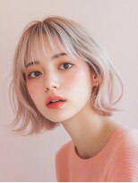 ロディーナ 大口 新子安(rodina)&nbsp;ダブルカラー×ボブ/インナーカラー/髪質改善/韓国/ブリーチ