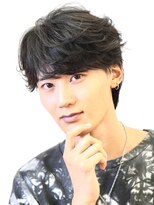 ビカム 名駅(become)&nbsp;【シースルーフェザーショート】ニュアンスパーマメンズ名古屋