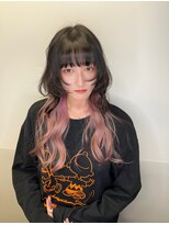 ストレートトウキョウ(STRAIGHT TOKYO)&nbsp;ピンクインナーカラー