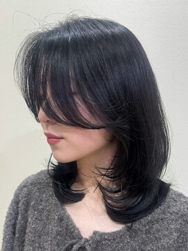 シェノン サントル(CHAINON CENTRE) 韓国っぽ美人見え◎上質な艶のあるレイヤーカット【梅田】