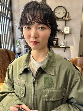 トレンチ(TRENCH) 【RIKU】ボブウルフ　ショート　パーマ