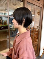 ポタム 東中野(potamu)&nbsp;サイド短めのショートボブ