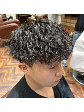 シャル 八王子(shalu) マッシュ+ツイストパーマ