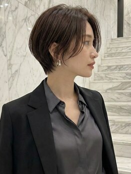 プリンス マツヤマ(Hair Salon Prince Matsuyama)の写真/大人女性のハイライトデザインを艶感テクニックで叶える、ナチュラルな魅力が◎