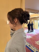 ザザ シンジュク(ZA/ZA shinjuku)&nbsp;ヘアセット/アップ/アップスタイル/結婚式アレンジ