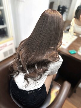 ルアナ 名古屋店(Luana) 髪質改善カラーとエクステでつくるチョコレートブラウン