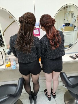 ビューティサロン東京堂 双子ヘア～くるみちゃんヘア