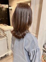 キャアリー(Caary) 福山美容室caaryイルミナカラーピンクブラウン髪質改善レイヤー