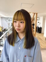 オアシス(oasis)&nbsp;インナーカラー　フェイスフレーミング　松本市美容室