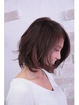 ココペリ オブ ヘアー(KoKopelli of hair)&nbsp;ゆる巻きミディアムボブ