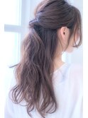 【elfo】万能アレンジ！ロングの簡単ハーフアップスタイル