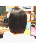 矯正ストレートでもナチュラルボブ
