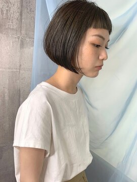 アイコン 博多(ICON.) カジュアルにアクセントを☆オン眉ボブ