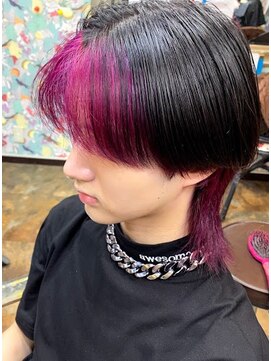 ウサギジュニア(ウサギjr.) パープルバングカラー