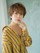 美容室 リズヘアー 稲毛店(Riz hair) 透け感バングショート【稲毛】