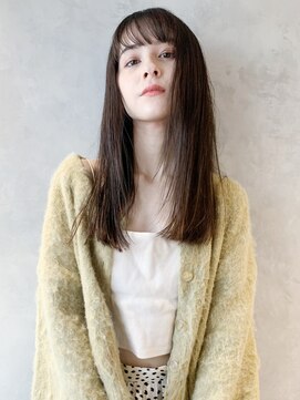 アイティー バイ アルバム 浦和店(IT by ALBUM) ナチュラルストレート_ピンクベージュクールショート_38079