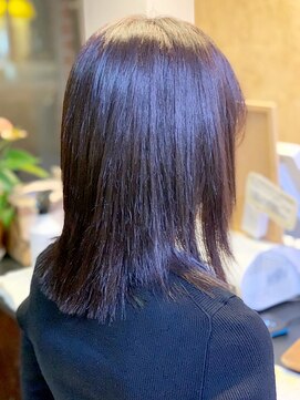 アークスヘアー 艶感べージュツヤ感UP♪ダメージレスのナチュラルストレート