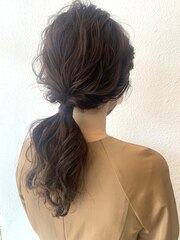 ローポニー☆ヘアアレンジ