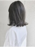 【Marl】グレージュカラー×外ハネミディアム