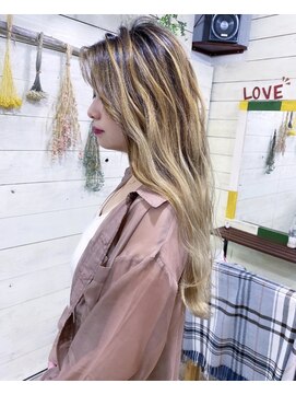 トーク 伊丹本店(TAL'KE) TAL'KE/バレイヤージュ×ベージュ_734