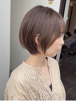 サロンドミルク 新百合ヶ丘店(salon de MiLK) 丸みが可愛い大人可愛いショート［イルミナカラー／新百合ヶ丘]