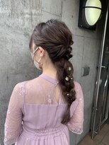 ラプンツェル編みおろしヘアセット