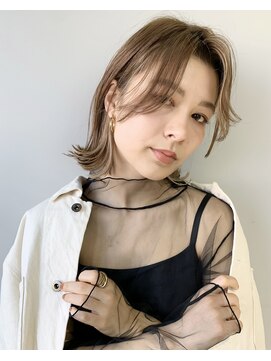 ヴェイン 渋谷(vain) グレージュ/20代30代/くびれミディ/ミルクティーベージュ