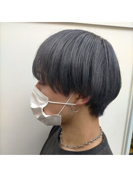 イヴァン アンド リズ 奈良店(IVAn & LIZ) #メンズカット#ネイビーカラー