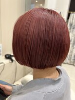 アヴァンス 深井店(AVANCE.) ピンクブラウン×ミニボブ