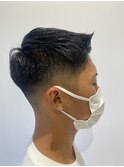 男前フェードカット